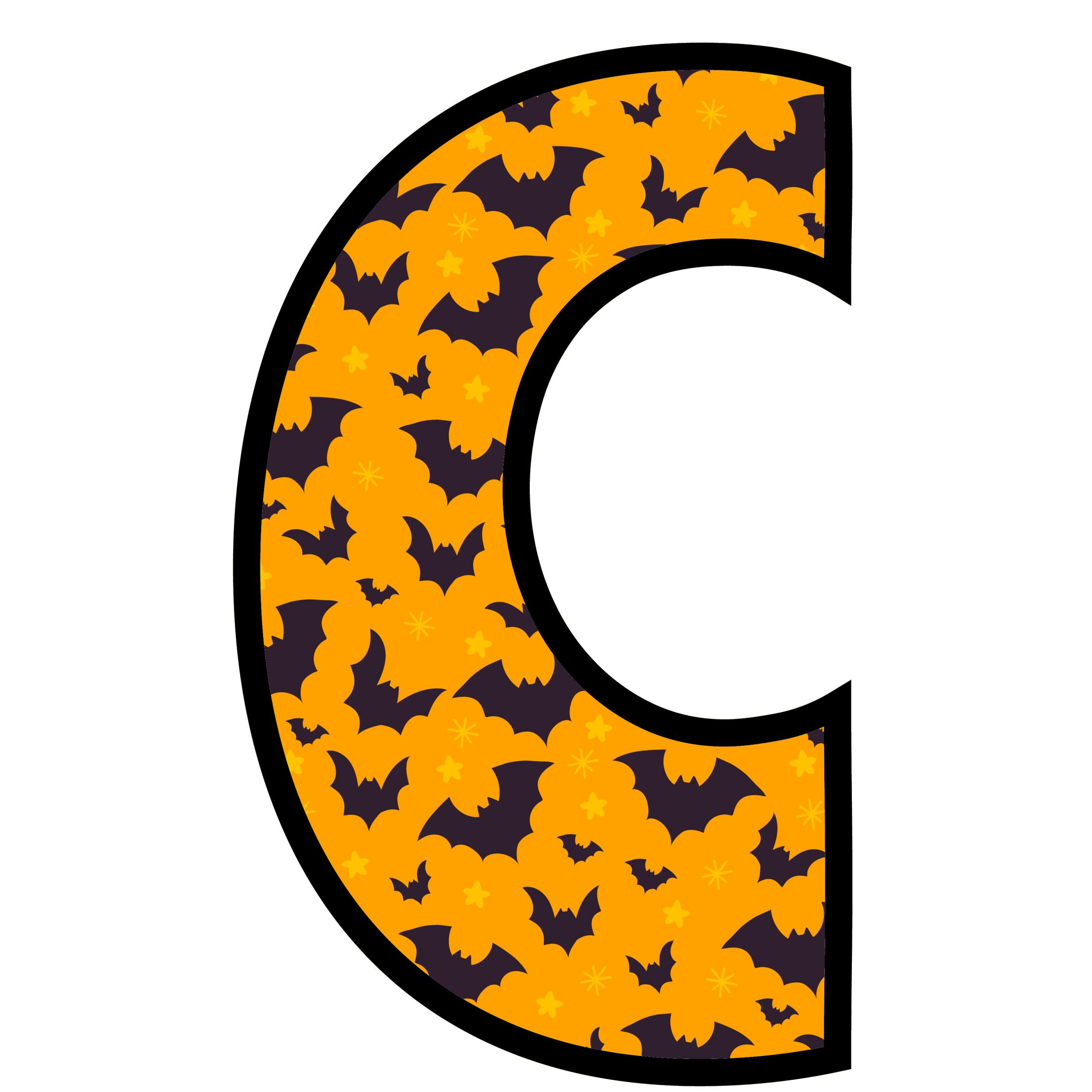 Halloween Bats Letters (3)