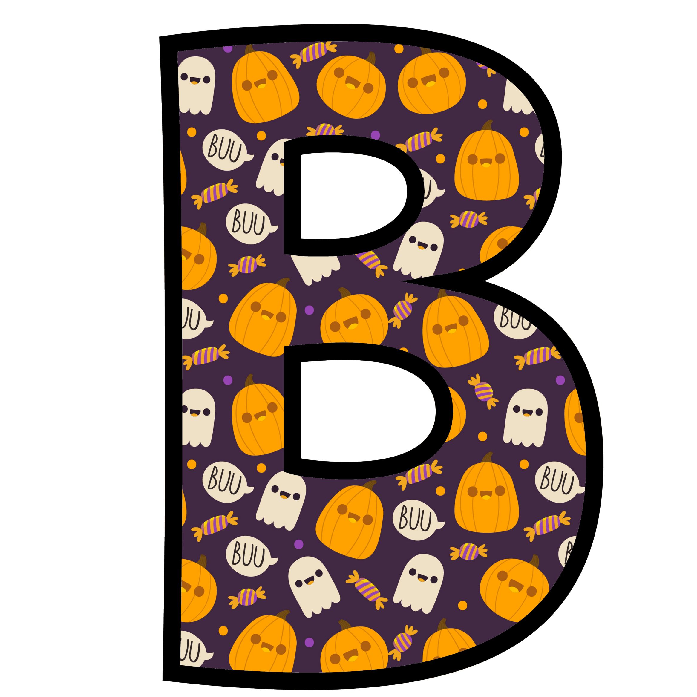 Halloween Ghost Letters (2)