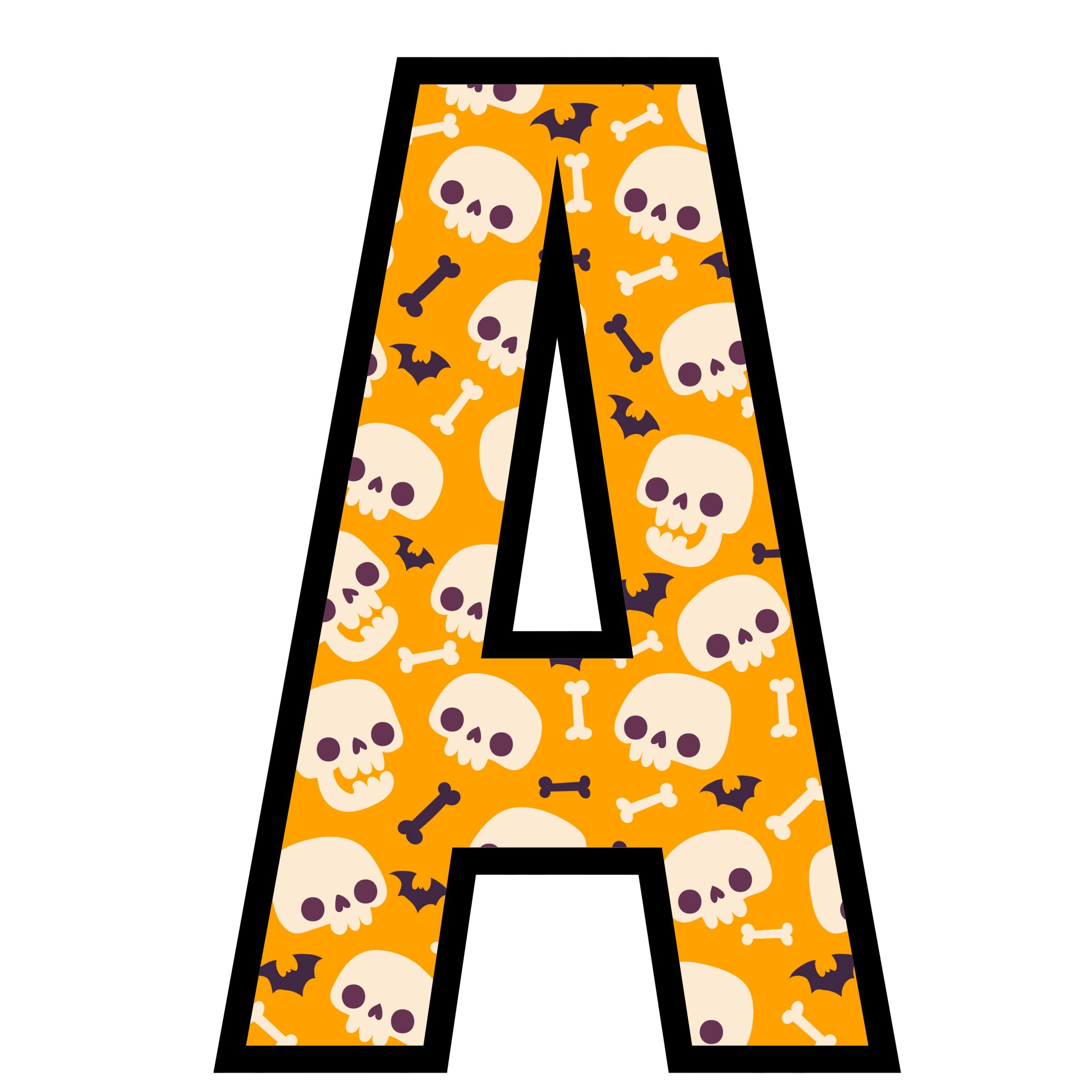 Halloween Skulls Letters (1)