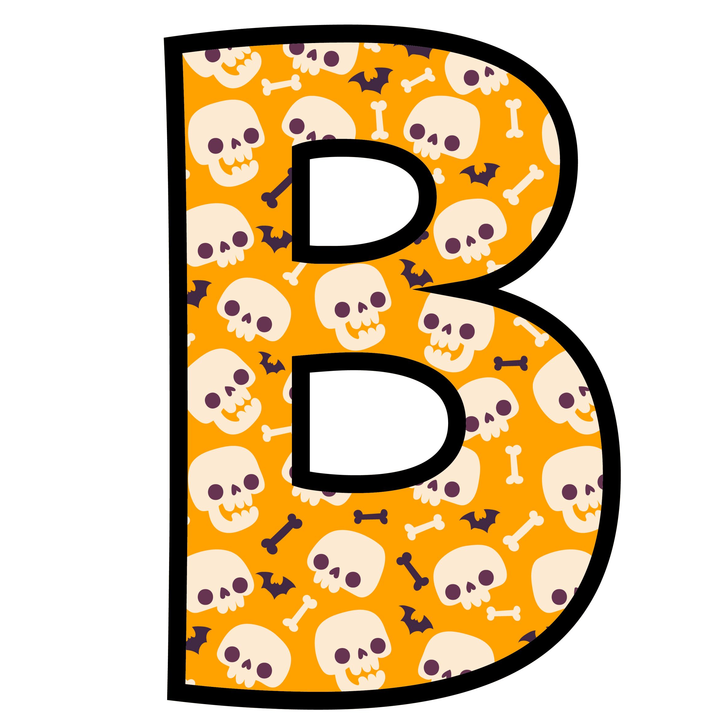 Halloween Skulls Letters (2)