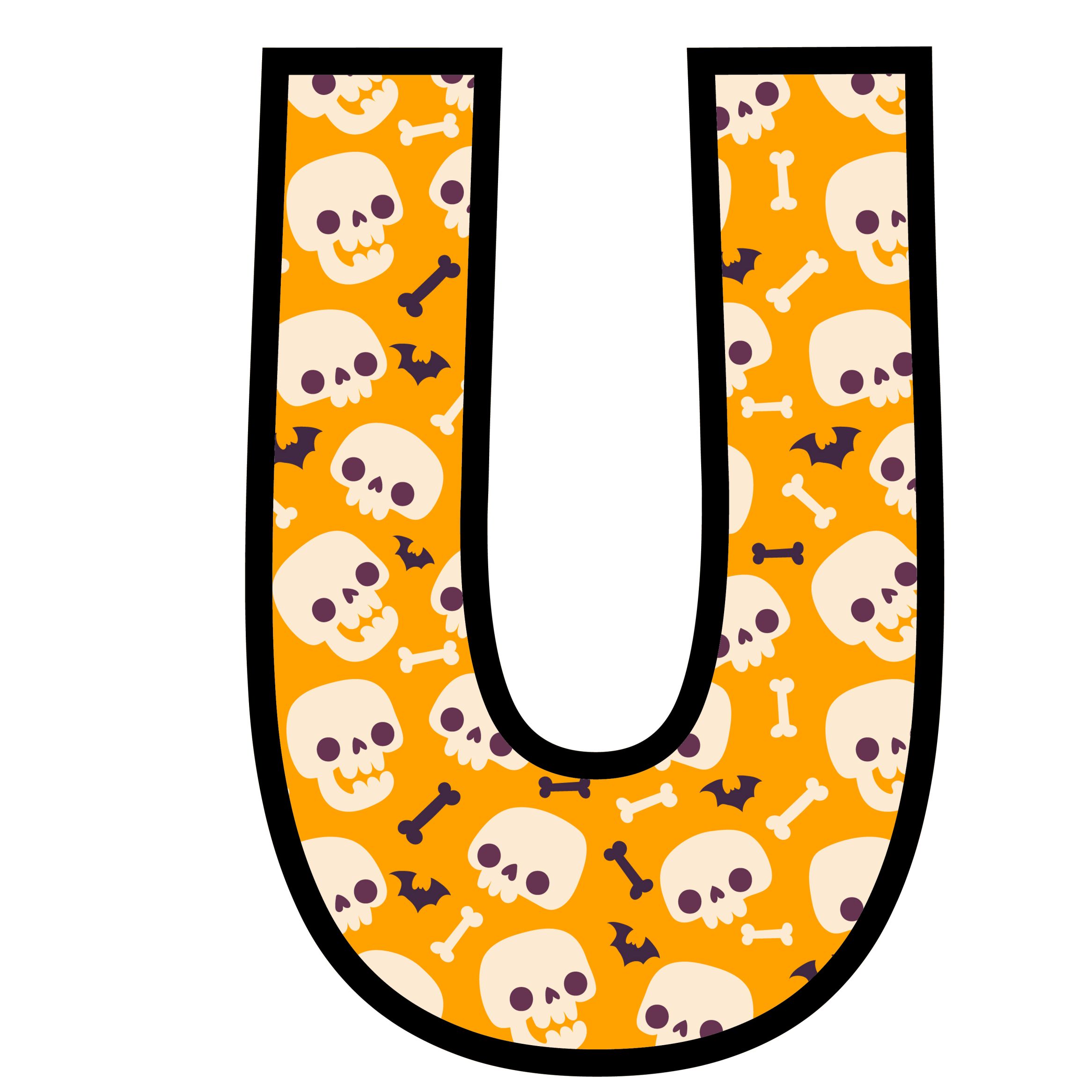 Halloween Skulls Letters (21)