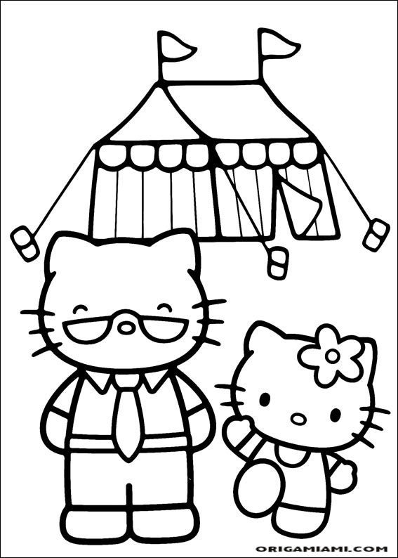 Hello Kitty coloring page (20)