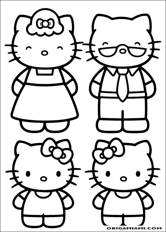 Hello Kitty coloring page (22)