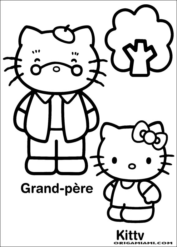 Hello Kitty coloring page (24)