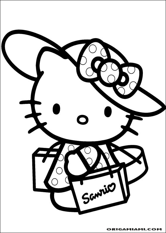 Hello Kitty coloring page (26)