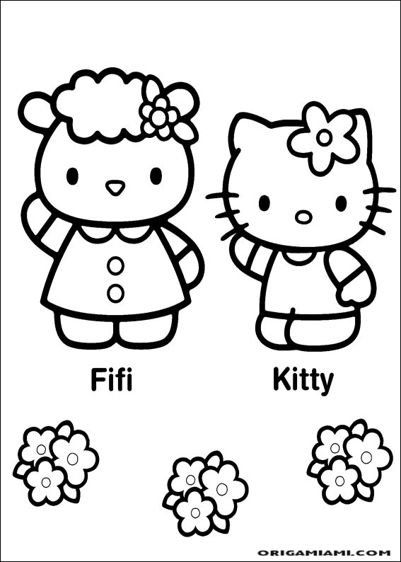 Hello Kitty coloring page (27)