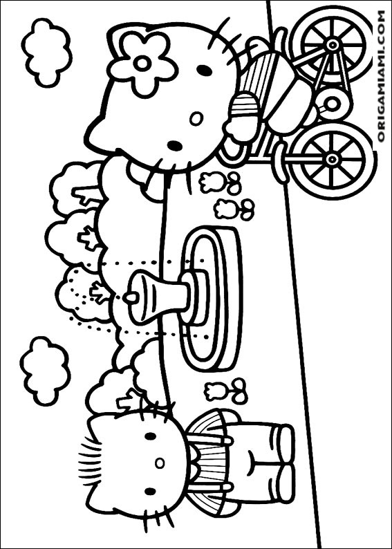 Hello Kitty coloring page (30)