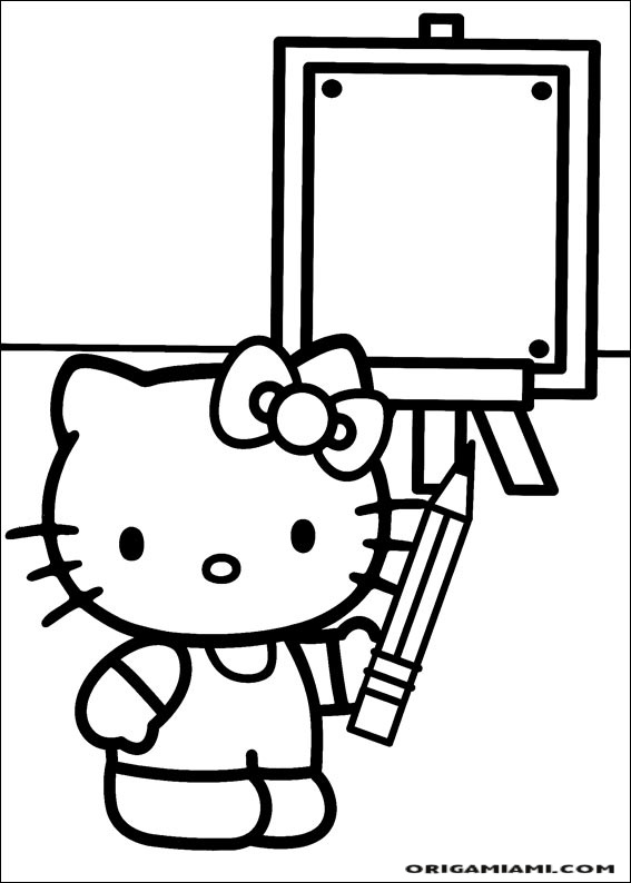 Hello Kitty coloring page (33)