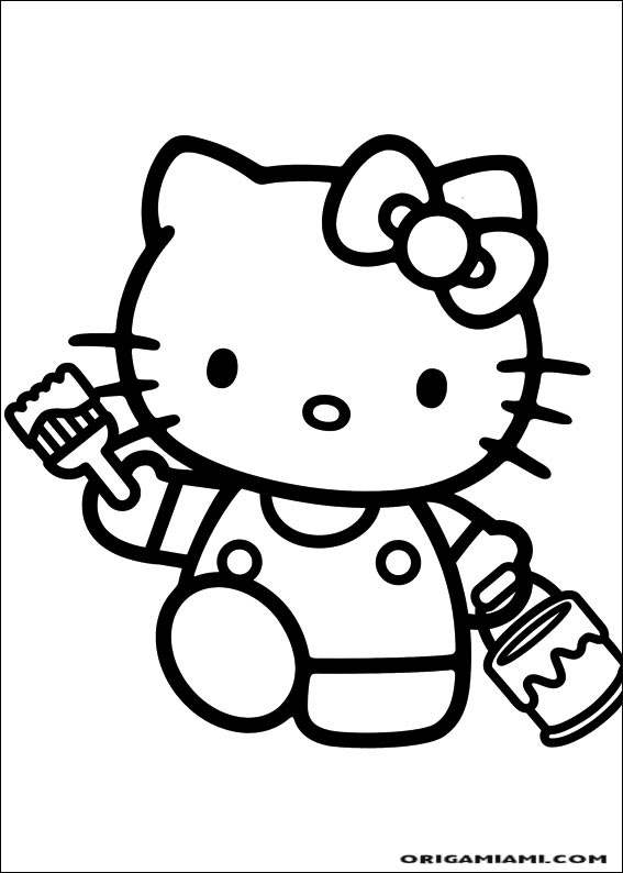 Hello Kitty coloring page (34)