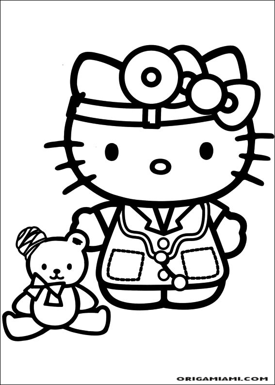 Hello Kitty coloring page (38)