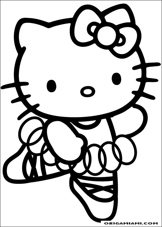 Hello Kitty coloring page (40)