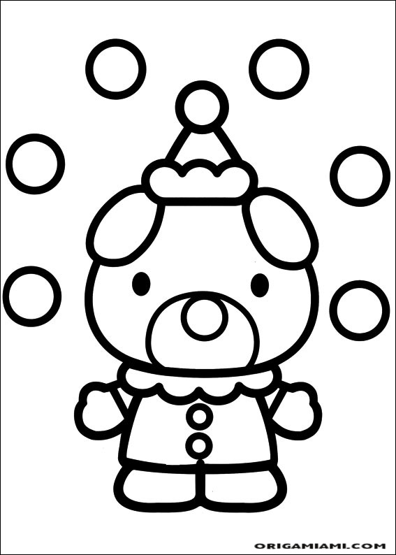 Hello Kitty coloring page (43)