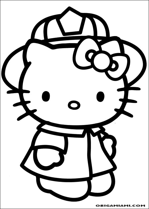 Hello Kitty coloring page (45)