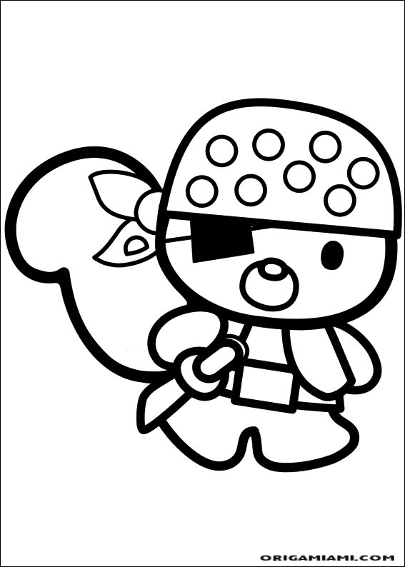 Hello Kitty coloring page (46)