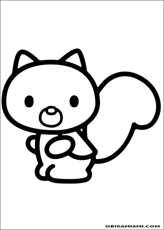 Hello Kitty coloring page (49)