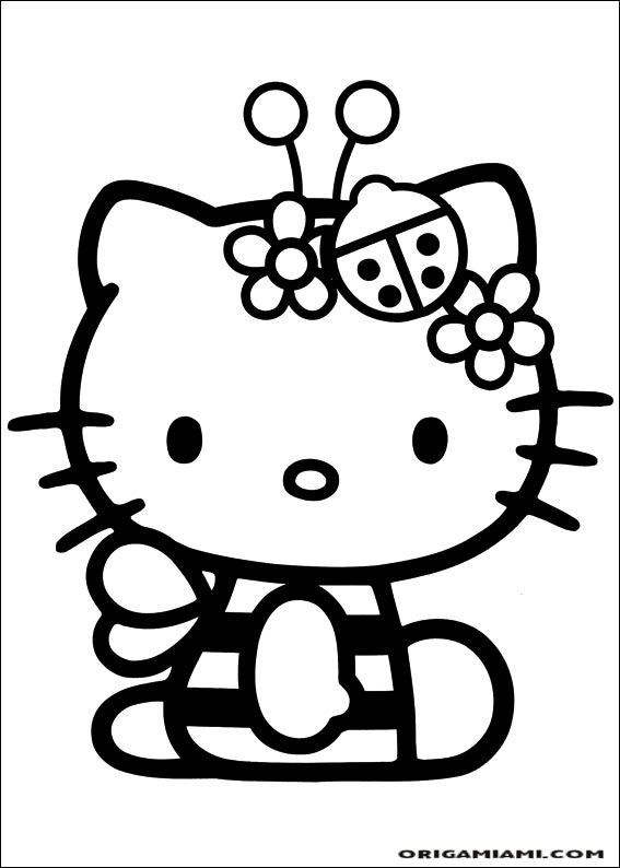 Hello Kitty coloring page (51)