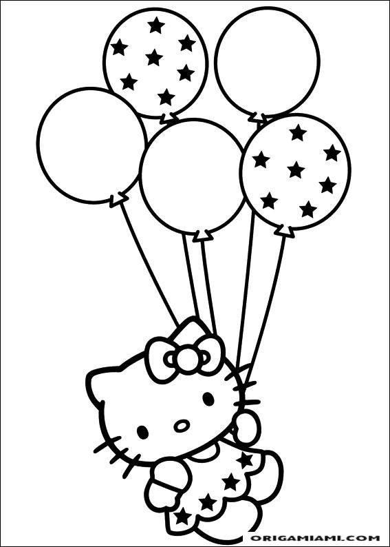 Hello Kitty coloring page (54)