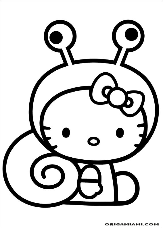 Hello Kitty coloring page (55)