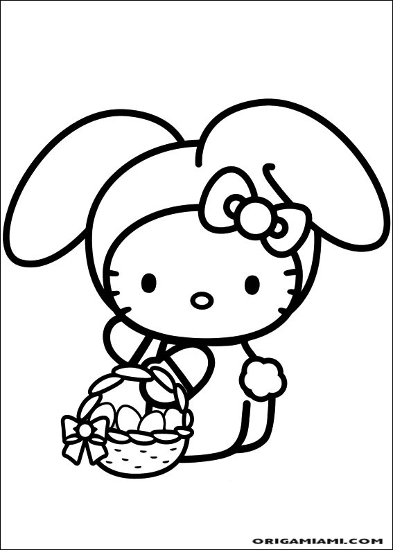 Hello Kitty coloring page (56)