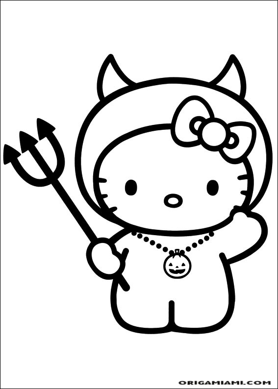 Hello Kitty coloring page (57)