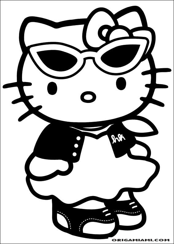 Hello Kitty coloring page (58)