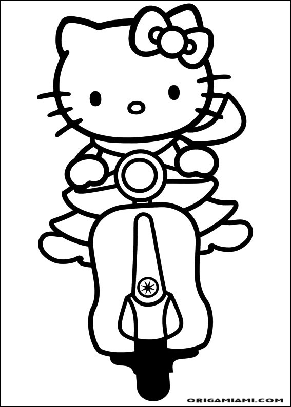 Hello Kitty coloring page (59)