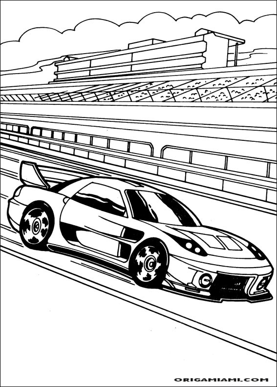 HotWheels coloring page (3)