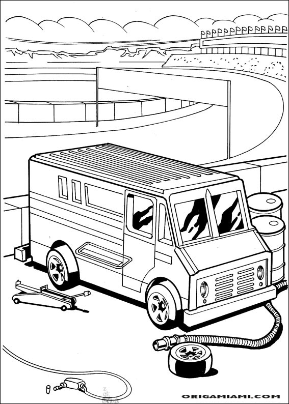 HotWheels coloring page (4)