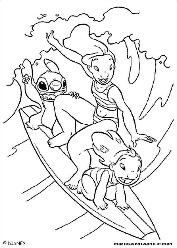 Lilo and Stitch coloring page (1)