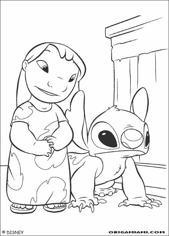 Lilo and Stitch coloring page (11)