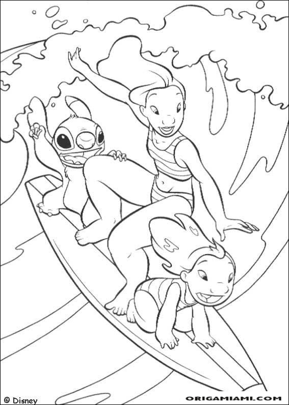 Lilo and Stitch coloring page (15)