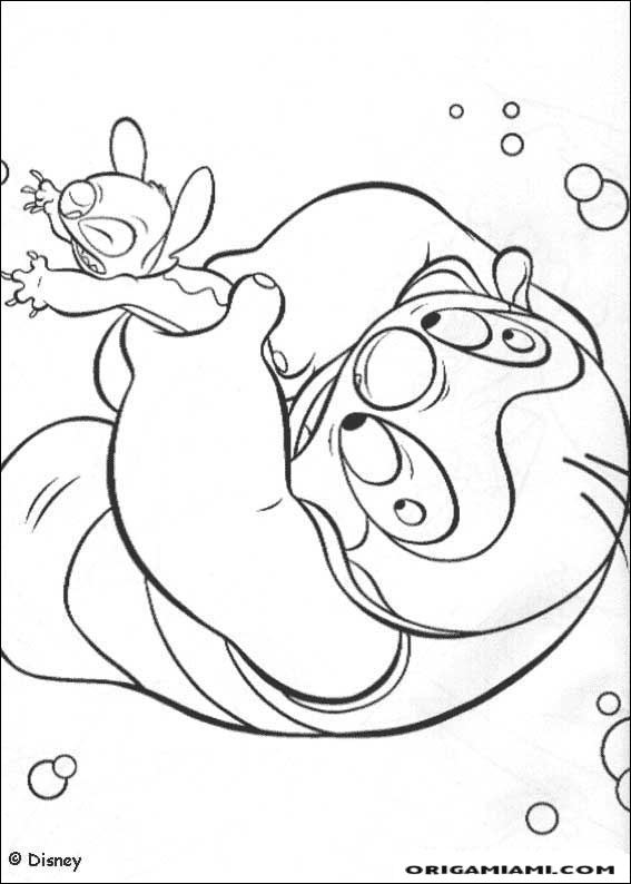 Lilo and Stitch coloring page (16)