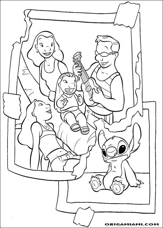 Lilo and Stitch coloring page (18)