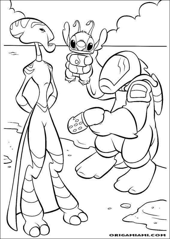 Lilo and Stitch coloring page (20)