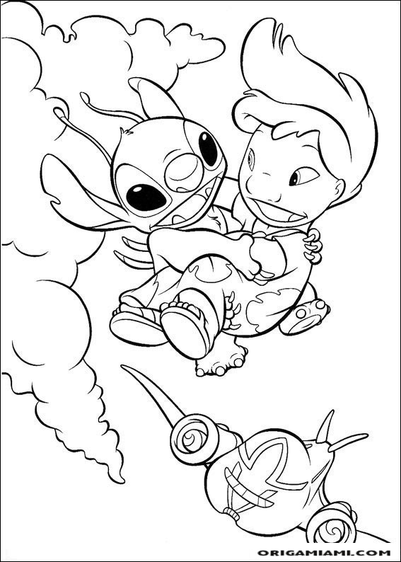 Lilo and Stitch coloring page (21)