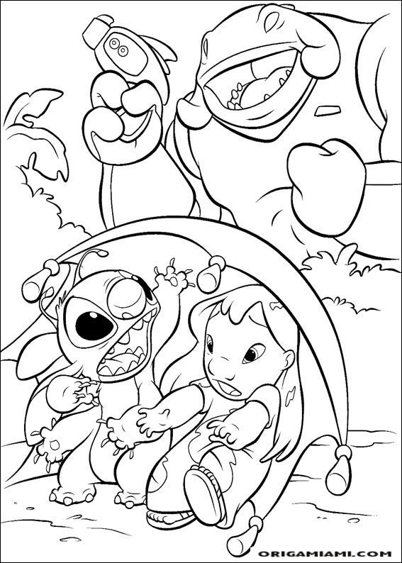 Lilo and Stitch coloring page (24)