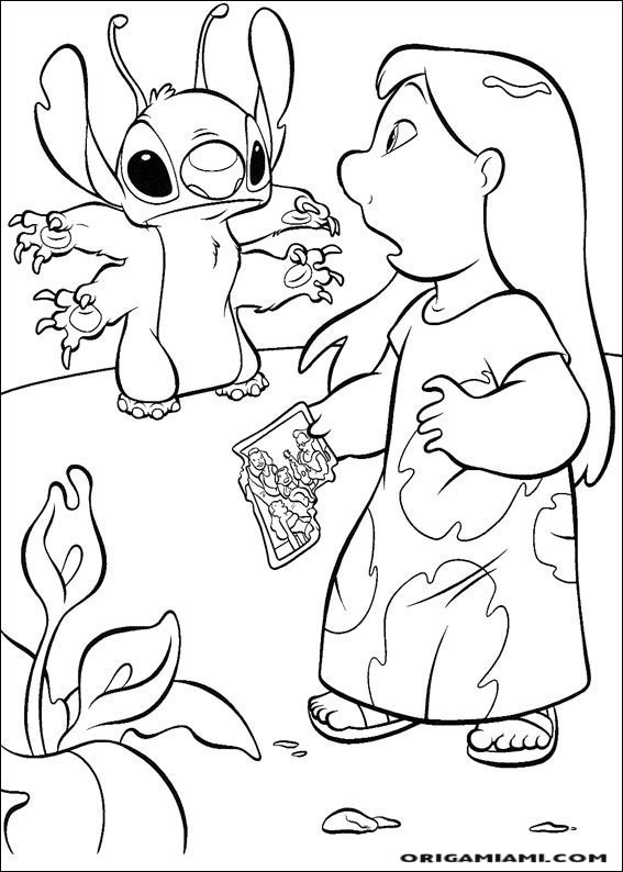 Lilo and Stitch coloring page (25)