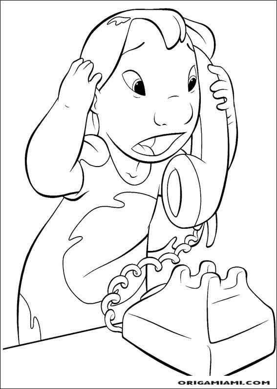 Lilo and Stitch coloring page (27)