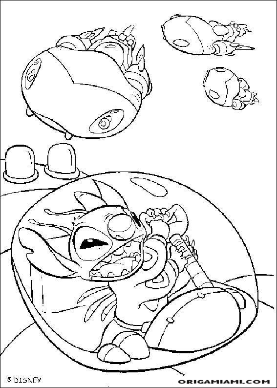 Lilo and Stitch coloring page (3)