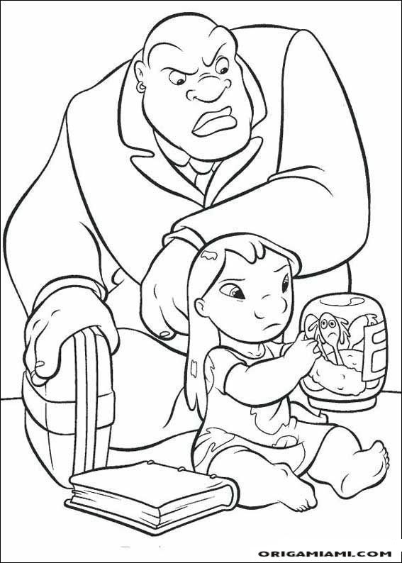 Lilo and Stitch coloring page (7)