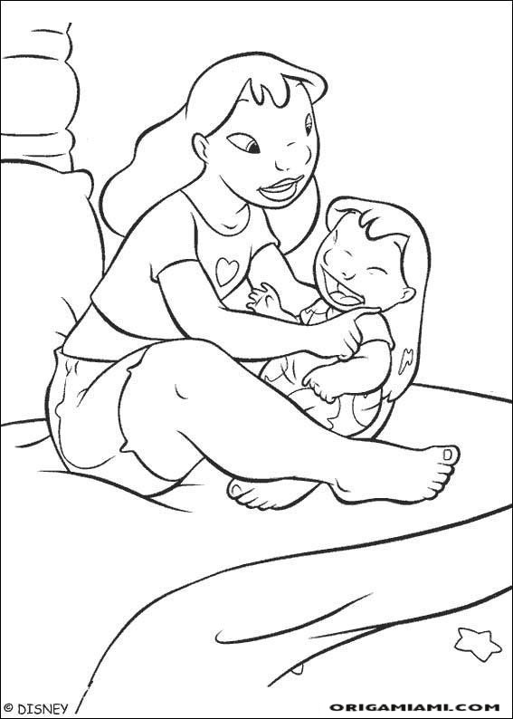 Lilo and Stitch coloring page (8)