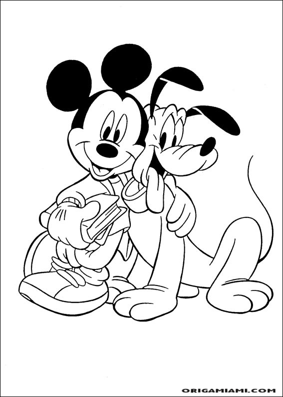 Mickey coloring page (100)