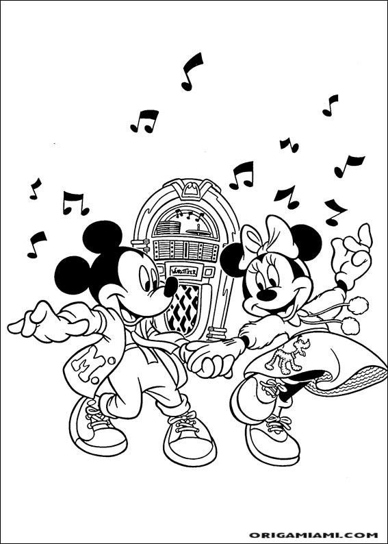 Mickey coloring page (107)