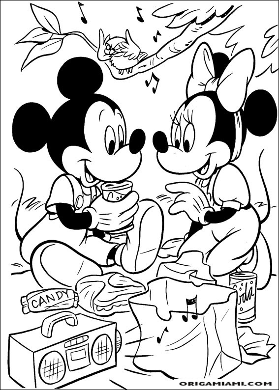 Mickey coloring page (110)