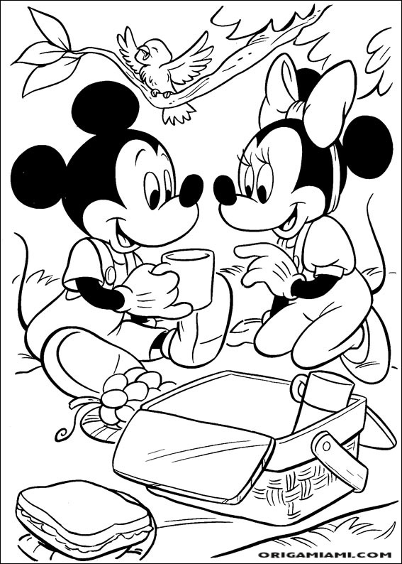 Mickey coloring page (111)