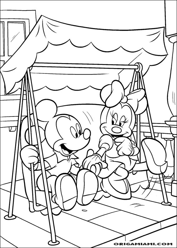 Mickey coloring page (123)