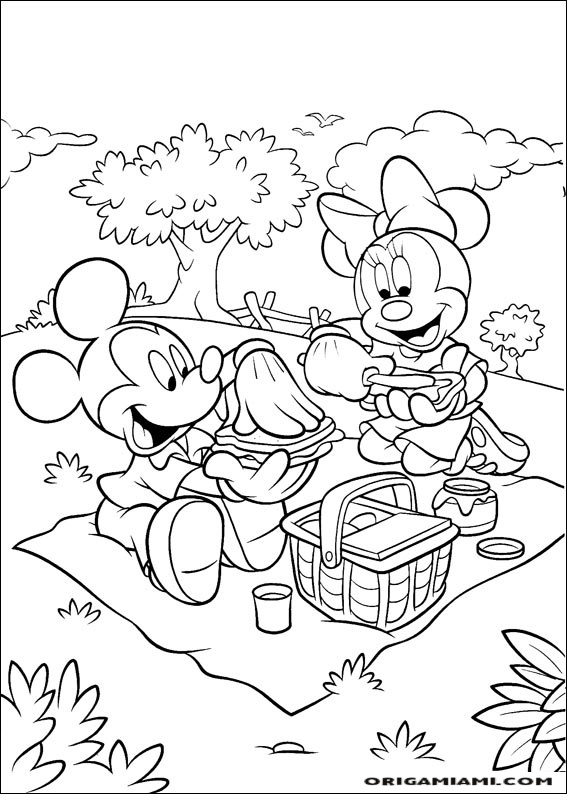 Mickey coloring page (124)