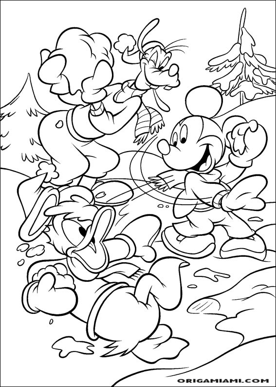 Mickey coloring page (125)