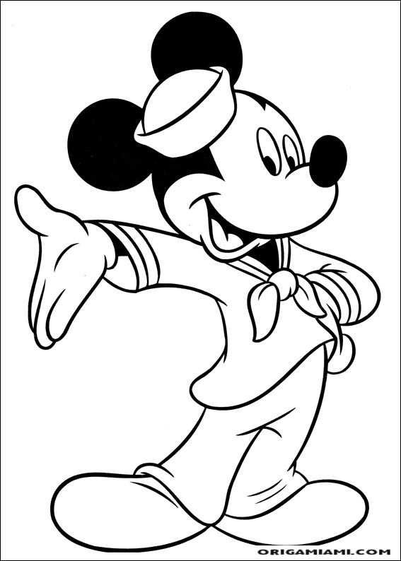 Mickey coloring page (128)