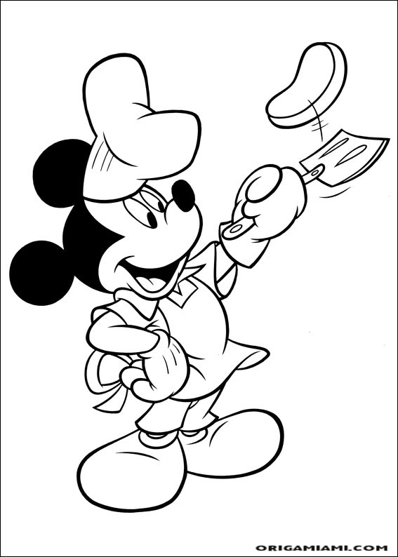 Mickey coloring page (136)